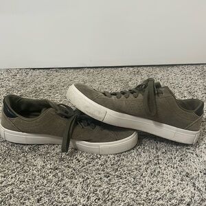 Army green sneaker